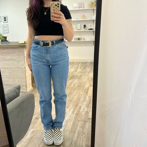Levi’s jeans, size 29, 90’s high waisted straight leg